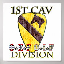 1st Cavalry Division OEF OIF Posters