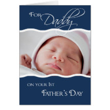 1st Father's Day  - Photo Card