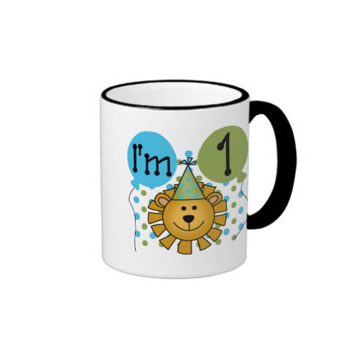 1st Lion Birthday Tshirts and Gifts Coffee Mug
