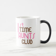 1st Time Aunts Club (Pink) Coffee Mugs