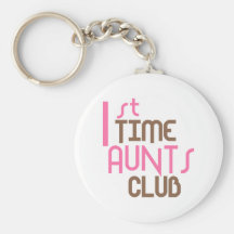 1st Time Aunts Club (Pink) Keychain