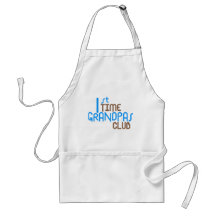 1st Time Grandpas Club (Blue) Aprons