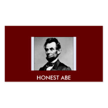 20070219120109990003, HONEST ABE BUSINESS CARD TEMPLATES