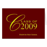 2009 Graduation Custom Card - Blank Inside