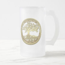 [200] Celtic Tree of Life [Gold] Mug