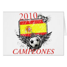 2010 Spain Campeones Card