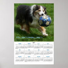 2011 Aussie Dog Wall Calendar Posters
