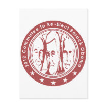 2012 Committee to Re Elect Barack Obama Postcard