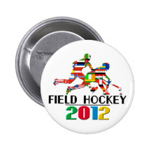 2012: Field Hockey Pinback Buttons
