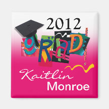 2012 Graduate - GradGear by Cheryl Daniels Refrigerator Magnet