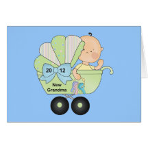 2012 Grandma (green) Greeting Card
