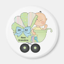 2012 Grandma (green) Refrigerator Magnet