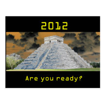 2012 Mayan Prophecy Postcard