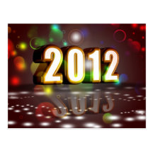 2012 New Year Post Cards