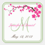 2012 Spring Wedding Monogram Favour Labels stickers
