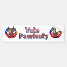 2012 Vote for Tim Pawlenty Bumper Stickers