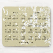 2013 - 2014 2 Year Calendar Mousemats