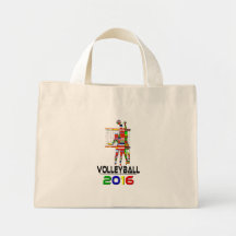 2016:Volleyball Tote Bag