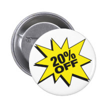 20 Percent Off Button