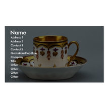 20th century coffee cup and saucer, Germany Business Card Templates