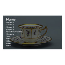 20th century coffee cup and saucer, Rosenthal, Ger Business Cards