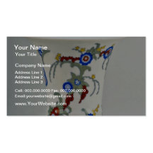 20th century vase, Rosenthal, Germany  flowers Business Card