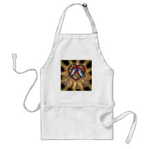 20th wedding anniversary square apron