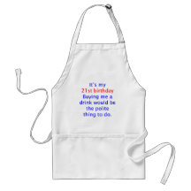 21 buy me a drink aprons