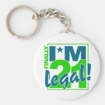 21 & LEGAL key chain