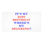 21 Where's my spanking? Picture Card
