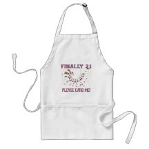 21st Birthday Apron