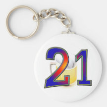 21st birthday beer key chains