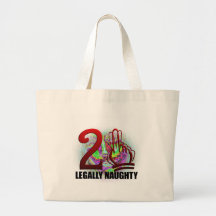 21st Birthday Canvas Bag
