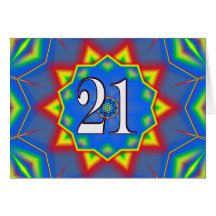 21st Birthday Card