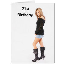 21st Birthday Card