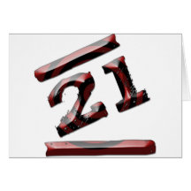 21st Birthday Cards