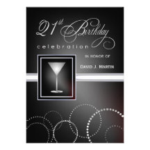 21st Birthday - Formal Party Invitations