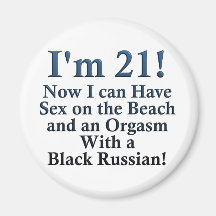 21st Birthday Gifts Magnets