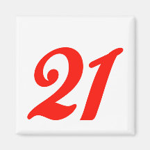 21st Birthday Gifts Magnets