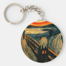 21st Birthday Key Chain