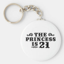 21st Birthday Keychains