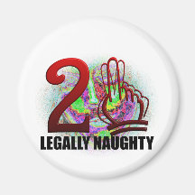 21st Birthday Magnets