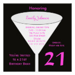 21st Birthday Party Invitation, 21st Birthday Bash