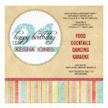 21st Birthday Party Invitations