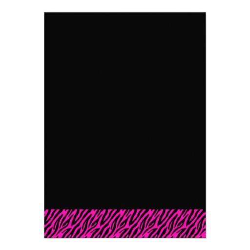 21st Birthday Party Invitations - Hot Pink Safari