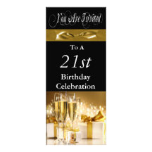 21st Birthday Party Personalised Invitation
