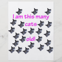 23 Cat Heads Old Personalized Flyer