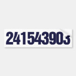 241543903 BUMPER STICKER