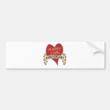 25th. Anniversary Bumper Sticker