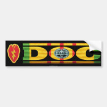 25th Inf. Div. DOC with CMB Sticker Bumper Sticker